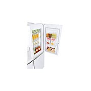 LG Side-by-Side mit Eis-, Crushed Ice- und Wasserspender | 625 L Kapazität | Total No Frost | kein Festwasseranschluss notwendig | LG GSJ761SWZE, GSJ761SWZE