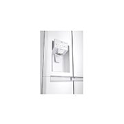 LG Side-by-Side mit Eis-, Crushed Ice- und Wasserspender | 625 L Kapazität | Total No Frost | kein Festwasseranschluss notwendig | LG GSJ761SWZE, GSJ761SWZE