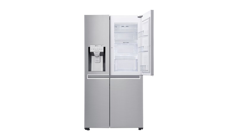 LG Side-by-Side mit Door-in-Door™, Total No Frost und NFC Smart Diagnosis™, GSJ961NSUZ
