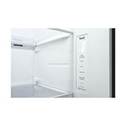 LG Side-by-Side mit Door-in-Door ™ |  Eis-, Crushed Ice- und Wasserspender  | 635 Liter Kapazität | Interner Wassertank 4L | Platinum Silver | LG GSJV71PZTE, GSJV71PZTE