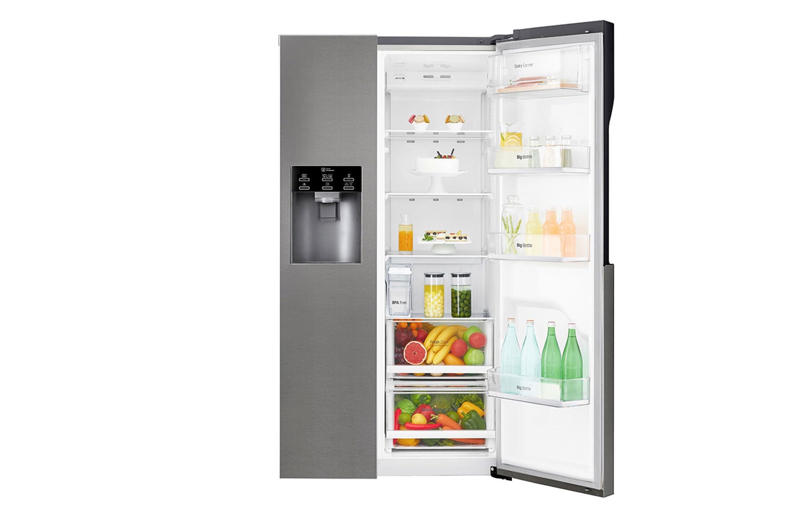 LG Side-by-Side mit Total No Frost, GSL361ICEV