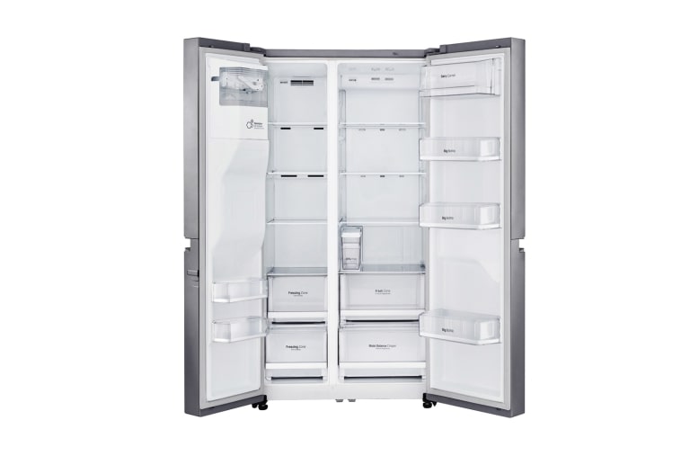 LG Side-by-Side, Total No Frost, NFC, kein Festwasseranschluss notwendig, GSL461ICEZ