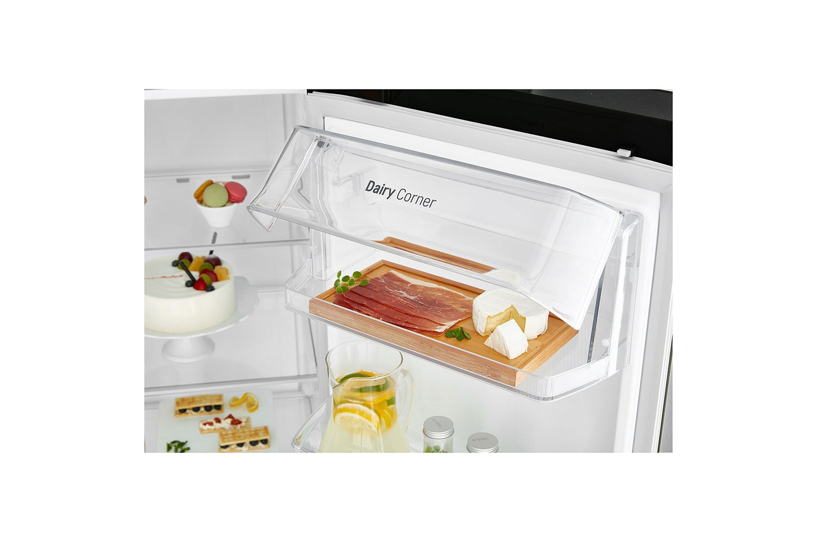 LG Side-by-Side mit Eis-, Crushed Ice- und Wasserspender | 625 L Kapazität | Total No Frost | kein Festwasseranschluss notwendig | LG GSL761MCZE, GSL761MCZE