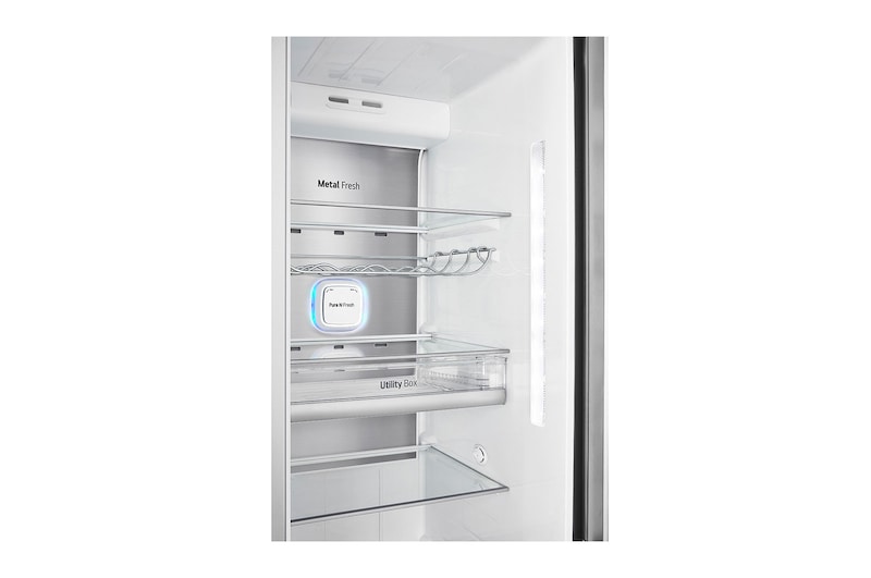 LG Side-by-Side mit InstaView Door-in-Door™ | 625 Liter Kapazität | Eis-, CrushedIce-und Wasserspender | Festwasseranschluss | Total No Frost | DoorCooling+™ |ThinQ®, GSX960NECE