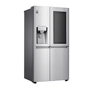 LG Side-by-Side mit InstaView Door-in-Door™ | 625 Liter Kapazität | Eis-, CrushedIce-und Wasserspender | Festwasseranschluss | Total No Frost | DoorCooling+™ |ThinQ®, GSX960NECE