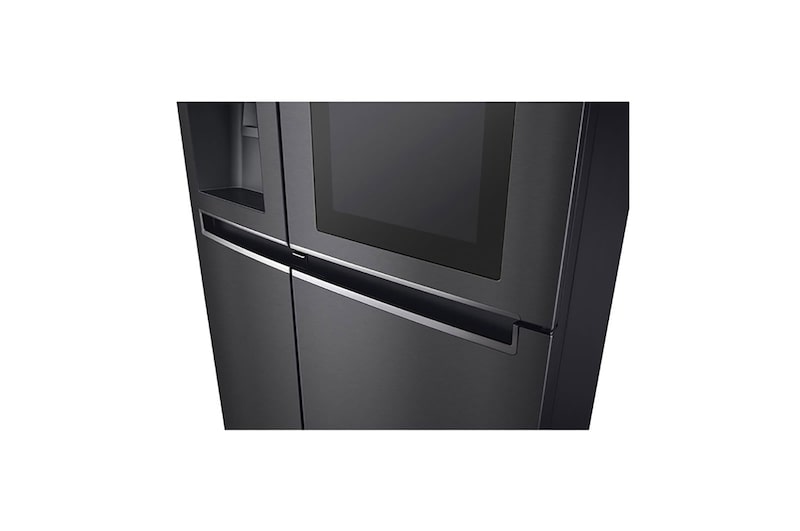 LG Side-by-Side mit InstaView Door-in-Door™ | 625 Liter Kapazität | Eis-, Crushed Ice-und Wasserspender | 4L Wassertank | Total No Frost | DoorCooling+™ | ThinQ®, GSX961MCCE