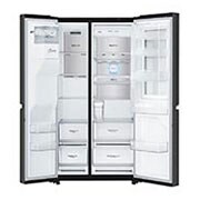 LG Side-by-Side mit InstaView Door-in-Door™ | 625 Liter Kapazität | Eis-, Crushed Ice-und Wasserspender | 4L Wassertank | Total No Frost | DoorCooling+™ | ThinQ®, GSX961MCCE