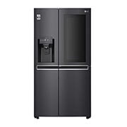 LG Side-by-Side mit InstaView Door-in-Door™ | 625 Liter Kapazität | Eis-, Crushed Ice-und Wasserspender | 4L Wassertank | Total No Frost | DoorCooling+™ | ThinQ®, GSX961MCCE