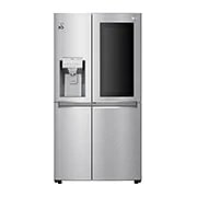 LG Side-by-Side mit InstaView Door-in-Door™ | 625 Liter Kapazität | Eis-, Crushed Ice-und Wasserspender | kein Festwasseranschluss | Total No Frost, GSX971NEAE