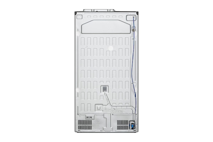 LG Side-by-Side mit InstaView Door-in-Door ™ | Eis-, Crushed Ice- und Wasserspender | 635 Liter Kapazität | Interner Wassertank 4L | Matt Schwarz | LG GSXV91MCAE, GSXV91MCAE