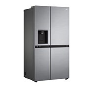 LG Side-by-Side  | Eis-, Crushed Ice- und Wasserspender | 635 Liter Kapazität | Interner Wassertank 4L | Shiny Steel | LG GSLV51PZXE, GSLV51PZXE