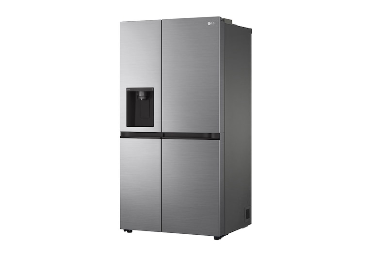 LG Side-by-Side  | Eis-, Crushed Ice- und Wasserspender | 635 Liter Kapazität | Interner Wassertank 4L | Shiny Steel | LG GSLV51PZXE, GSLV51PZXE