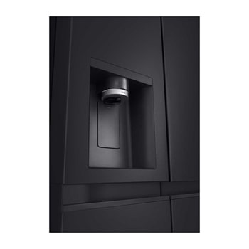 LG Side-by-Side Kühlschrank (B, 623L, 179cm hoch) mit Eis-, Crushed Ice- und Wasserspender & internem Wassertank | GSLE91EVAB, GSLE91EVAB