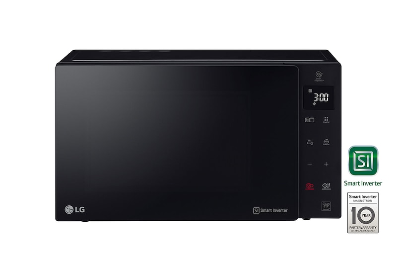 LG Mikrowelle mit Smart Inverter Technologie | Equartz Grill | 25 Liter Kapazität | Leistung 1000 Watt | MH6535GIS, MH6535GIS