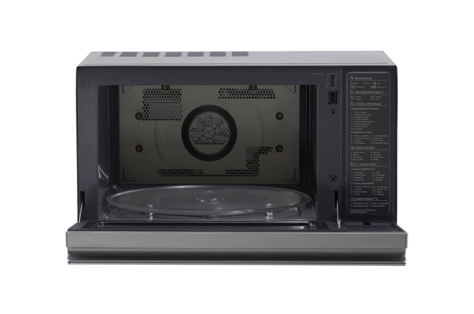 LG Mikrowellenofen mit Smart Inverter Technologie und Quarzgrill, MJ3965ACS