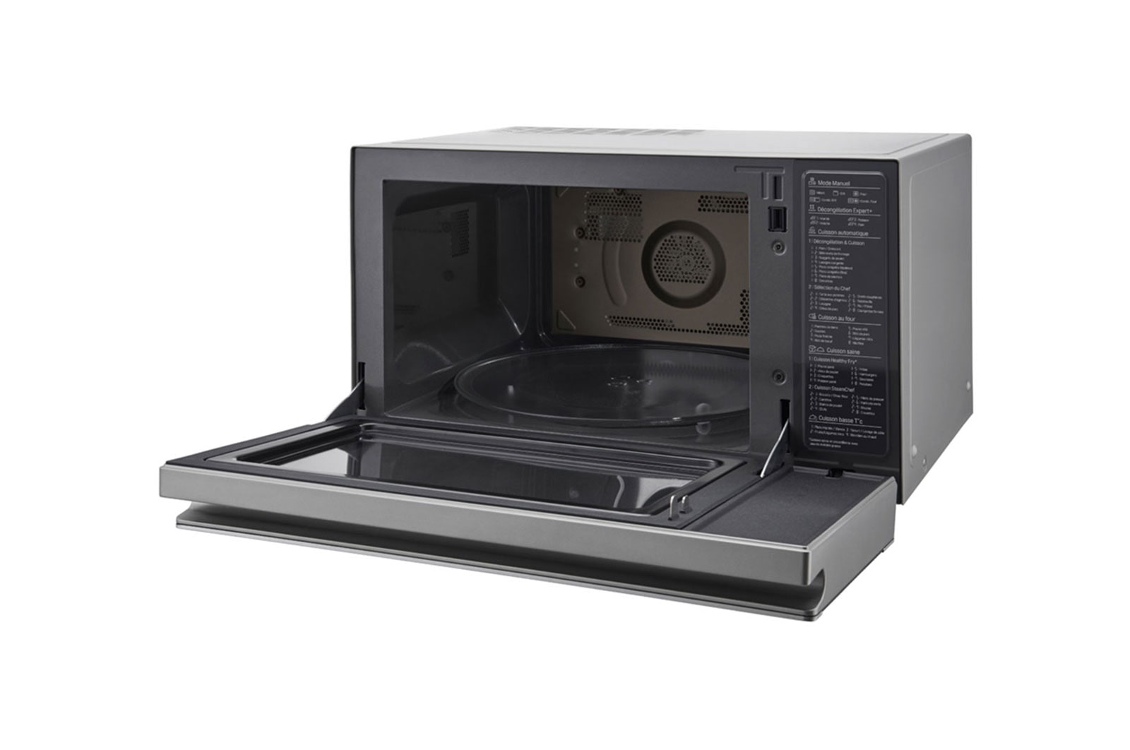 LG Mikrowellenofen mit Smart Inverter Technologie und Quarzgrill, MJ3965ACS