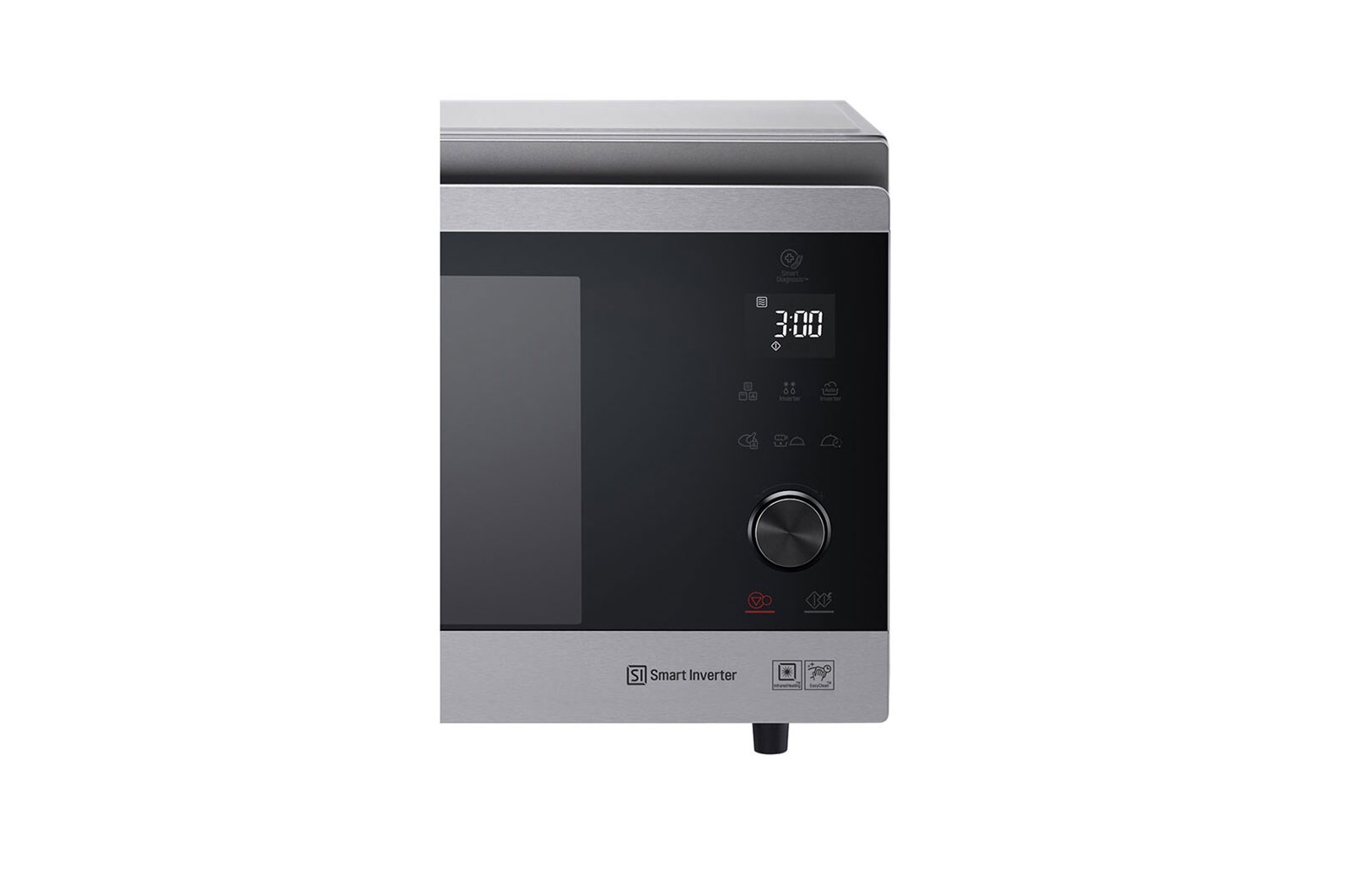 LG Mikrowellenofen mit Smart Inverter Technologie und Quarzgrill, MJ3965ACS