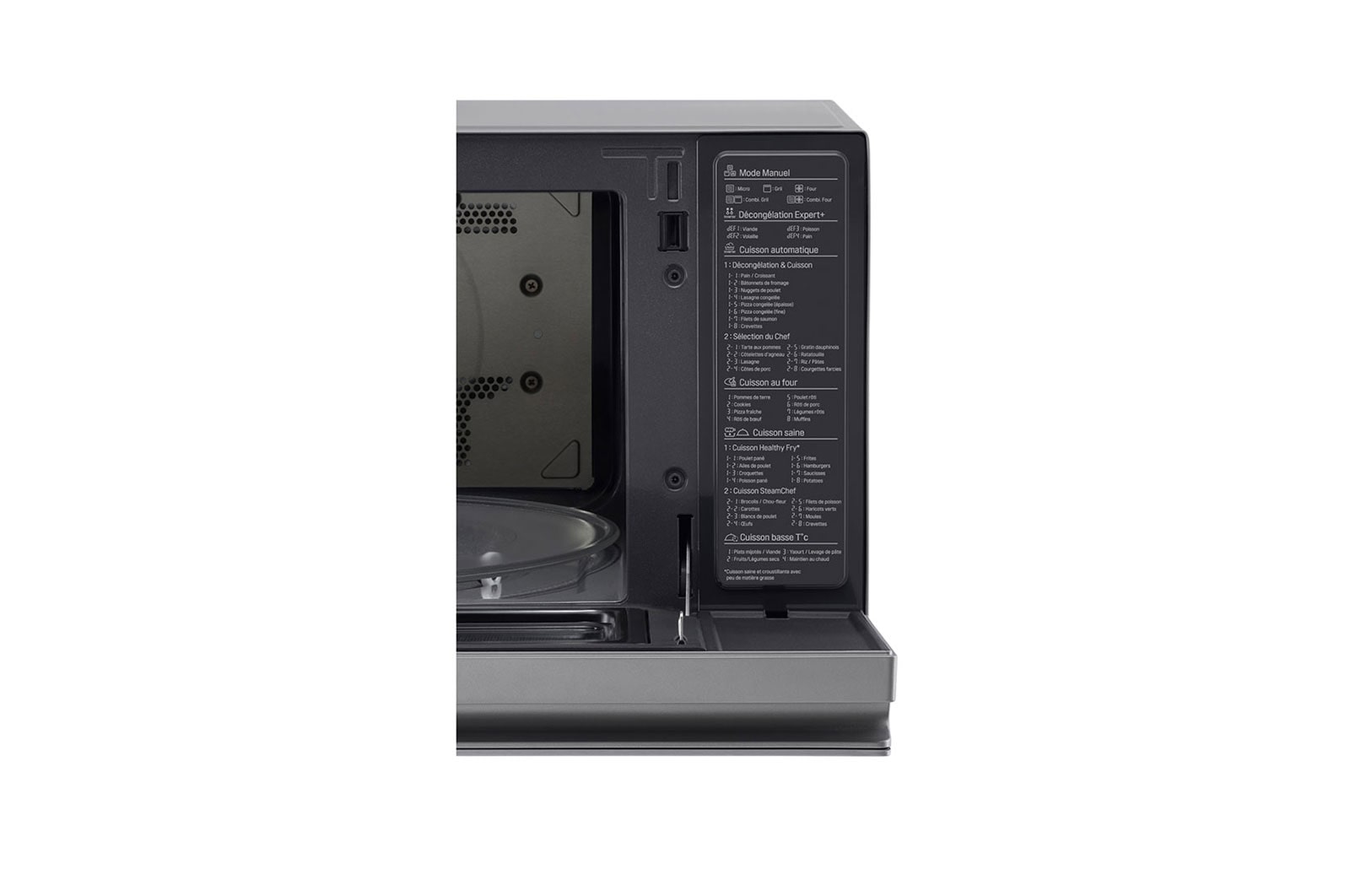 LG Mikrowellenofen mit Smart Inverter Technologie und Quarzgrill, MJ3965ACS