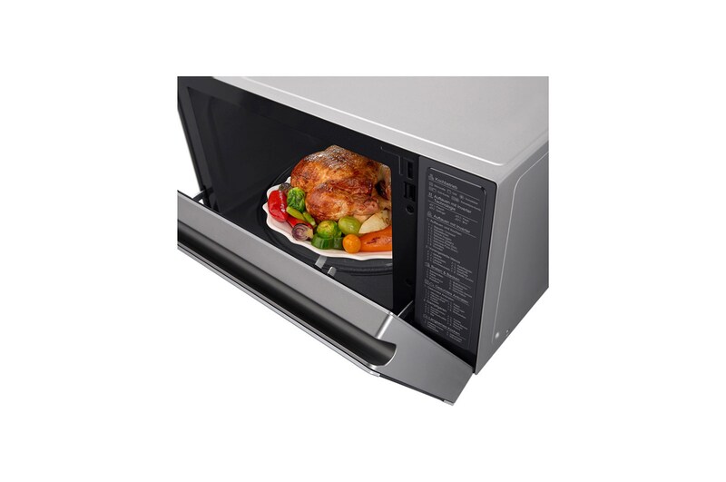 LG Mikrowellenofen mit Smart Inverter Technologie und Quarzgrill, MJ3965ACS