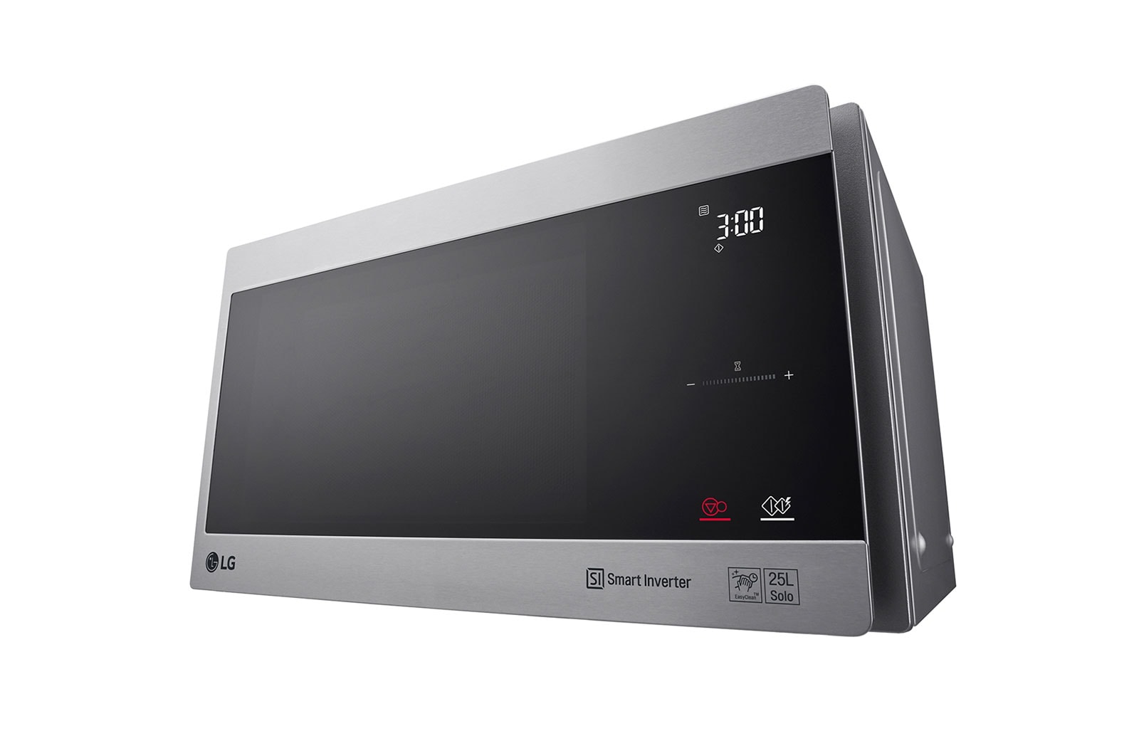 LG Solo-Mikrowelle mit Smart Inverter Technologie | EasyClean | 25 Liter Kapazität | Leistung 1000 Watt | MS2595CIS, MS2595CIS