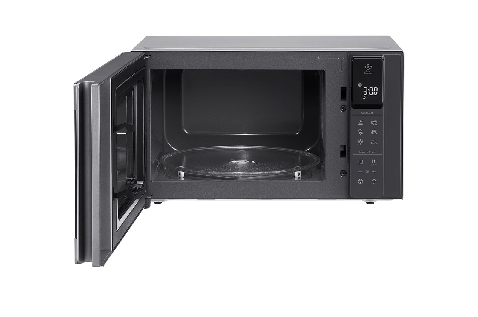 LG Solo-Mikrowelle mit Smart Inverter Technologie | EasyClean | 25 Liter Kapazität | Leistung 1000 Watt | MS2595CIS, MS2595CIS