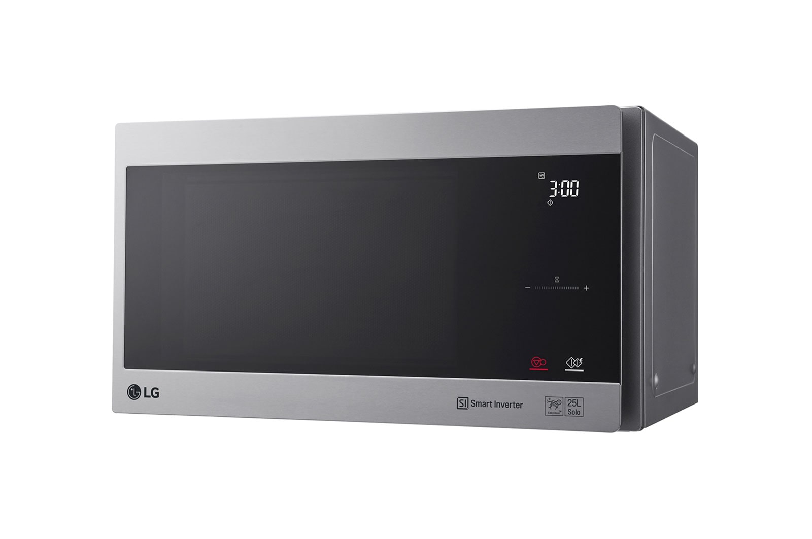 LG Solo-Mikrowelle mit Smart Inverter Technologie | EasyClean | 25 Liter Kapazität | Leistung 1000 Watt | MS2595CIS, MS2595CIS
