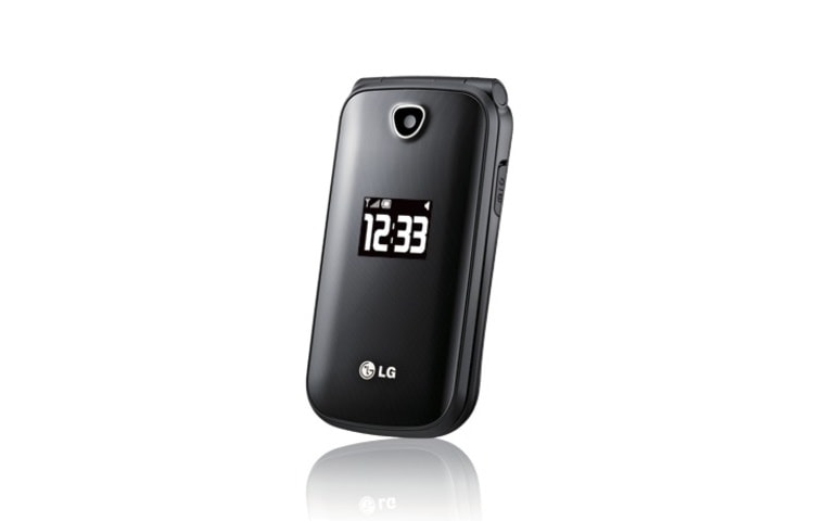 Vorderansicht von Klapphandy mit Kamera, Bluetooth 2.1 und SNS-Client A250