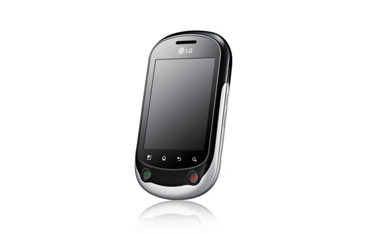 LG OPTIMUS CHAT Android-Slider mit 2,8 Zoll Full-Touchscreen, Wi-Fi und 3 MP Kamera, C550