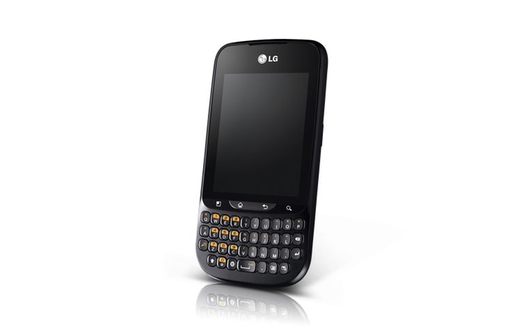 LG OPTIMUS PRO Smartphone mit Full-Touch-Display, Android 2.3 und QWERTZ-Tastatur, C660