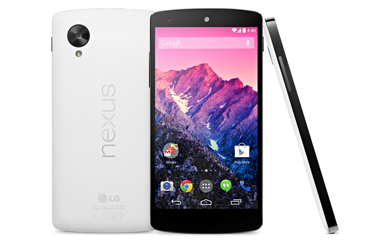 LG Nexus 5 Google Smartphone mit Android 4.4 KitKat®, 5 Zoll Full HD IPS Display und 8 MP Kamera, D821