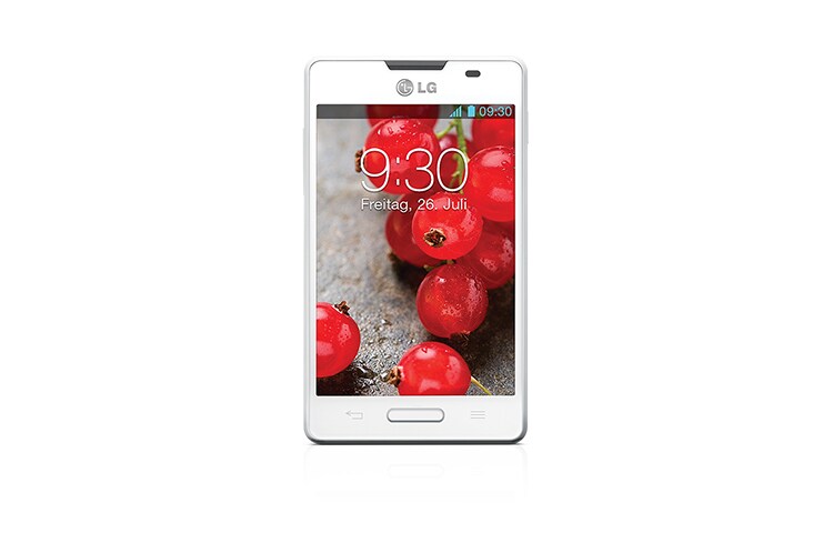 LG OPTIMUS L4'' Android Smartphone mit 3,8 Zoll IPS Full-Touchdisplay, 1 GHz Prozessor und 3 MP Kamera mit Sprachauslöser, E440