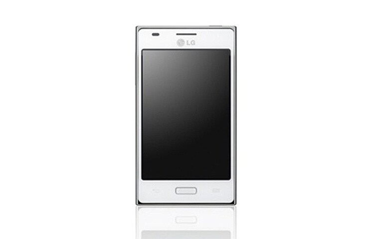 LG OPTIMUS L5 Smartphone mit 10,2-cm-Display (4,0 Zoll), Android 4.0 Ice Cream Sandwich und 5-Megapixel-Kamera, E610