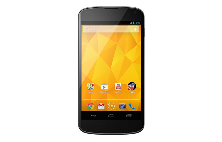 LG NEXUS 4 Google Smartphone mit Android 4.2 Jelly Bean, großem True HD IPS Plus Display und innovativen Qualcomm-Prozessor Snapdragon S4 Pro, E960