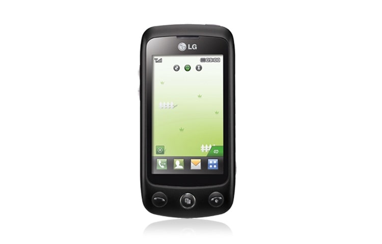 Vorderansicht von Cookie plus UMTS Touchphone GS500 black