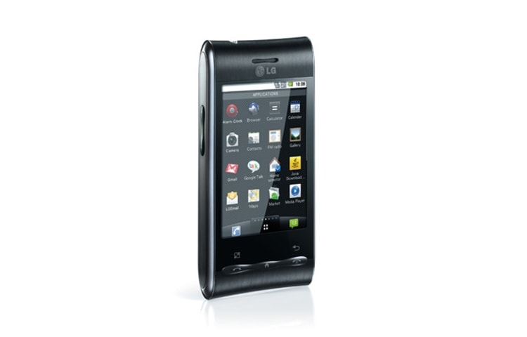 LG OPTIMUS LG Smartphone mit Android-Betriebssystem, GT540 black