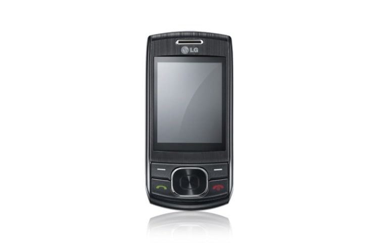 Vorderansicht von Handy mit gut lesbarem, großem 5,6 cm Display, Bluetooth sowie Multimediafunktionen mit Radio und MP3 Player GU230