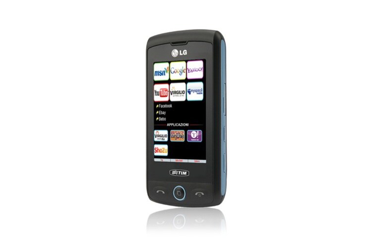 LG Touchphone mit ausziehbarer QWERTZ Tastatur, GW520 InTouch
