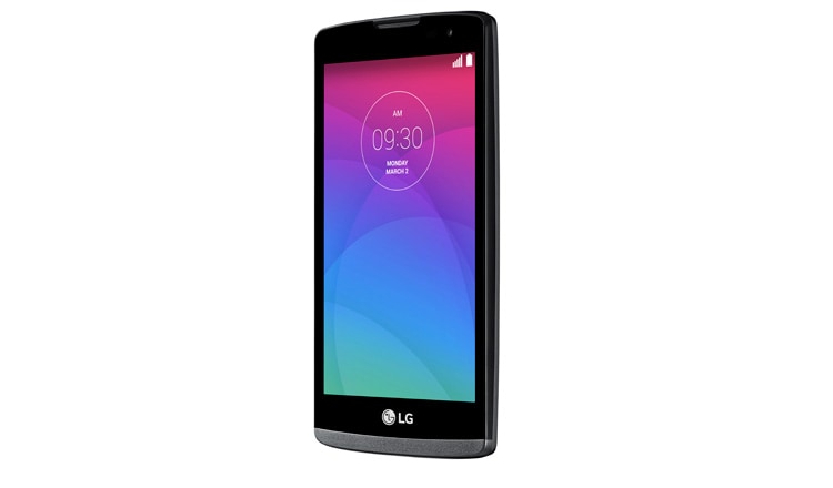 LG Leon Android Smartphone mit 11,4 cm (4,5 Zoll) Display, 1,3-GHz-Quad-Core-Prozessor und 5-MP-Kamera mit Selfie Cam-Funktion, H320