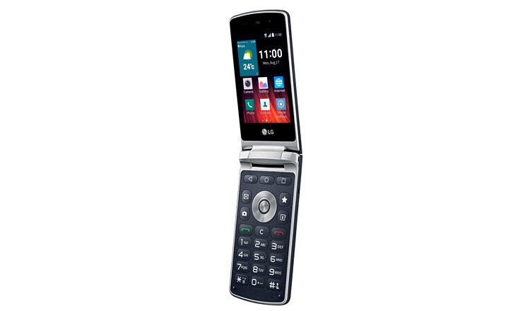 LG WineSmart Android Mobiltelefon mit 1,1 GHz Quadcore-Prozessor, 1 GB RAM Arbeitsspeicher und 3,15 MP Kamera, H410