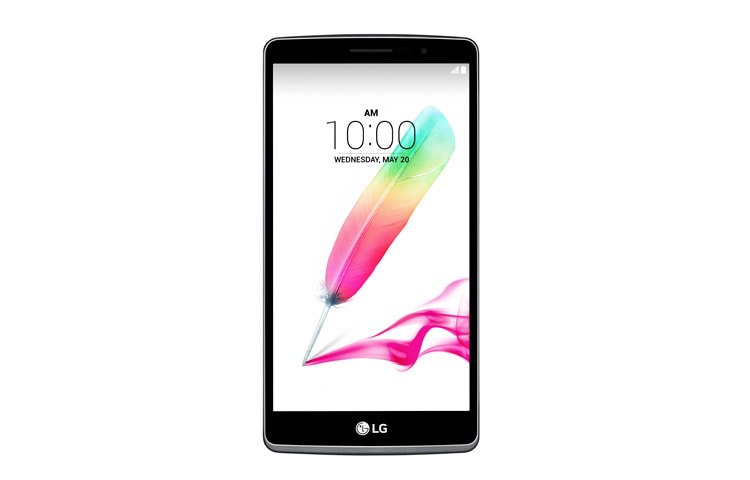 Vorderansicht von LG G4 Stylus Android Smartphone mit 5,7 Zoll Display, 1,2 GHz Quad-Core Prozessor und 3.000 mAh Akku H635