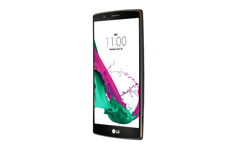 LG G4 High-End Smartphone mit 5,5 Zoll Quad-HD Display, 1,8 GHz Hexa-Core Prozessor und Android Lollipop 5.1, H815