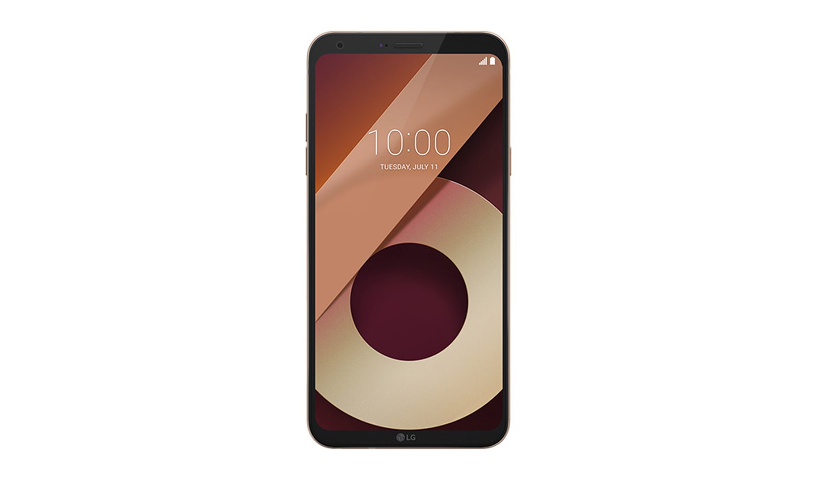 Vorderansicht von LG Q6 Smartphone - Gold LG Q6 Terra Gold