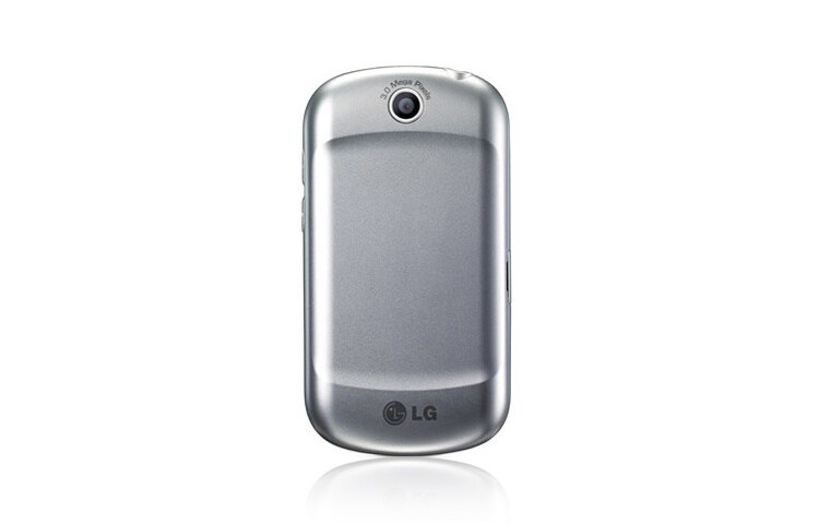 LG OPTIMUS ME Einsteiger-Smartphone mit hochwertigem 2,8 Zoll Display, MP3 Player, Kopfhöreranschluss und erweiterbarem Speicher, P350