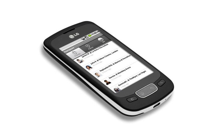 LG OPTIMUS One Smartphone mit 3,2-Zoll-HVGA-Bildschirm, 3 MP Kamera und Android 2.2 Froyo, P500