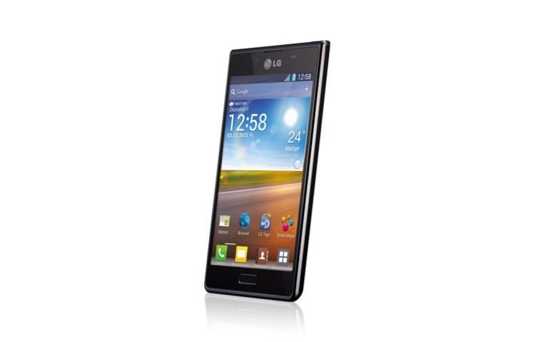 LG OPTIMUS L7 Stylisches Smartphone mit 4,3 Zoll NOVA Display, Android 4.0 & NFC, P700