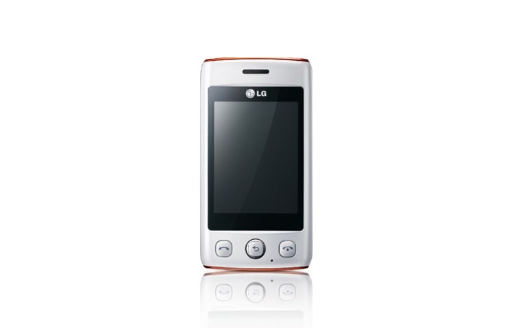 Vorderansicht von Cookie Lite Smartphone mit 2,4 Zoll Full Touch Screen T300 white