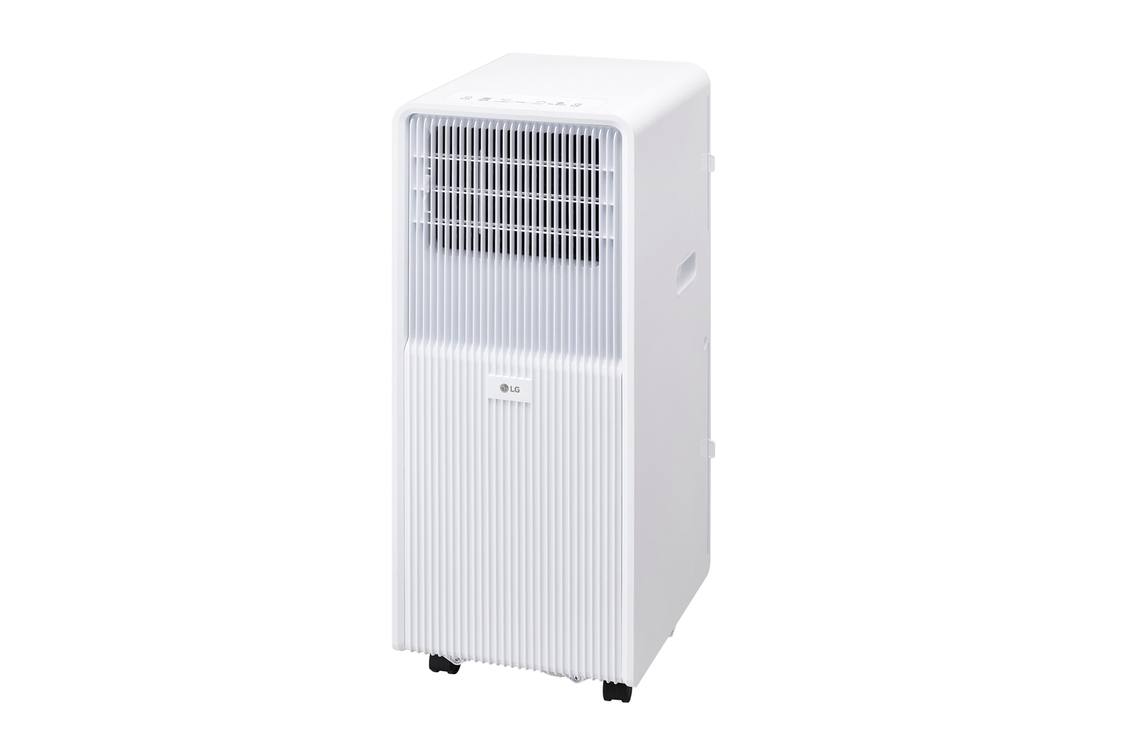 Rückansicht der tragbaren Klimaanlage LG 9.000 BTU P9NC09PSAB1