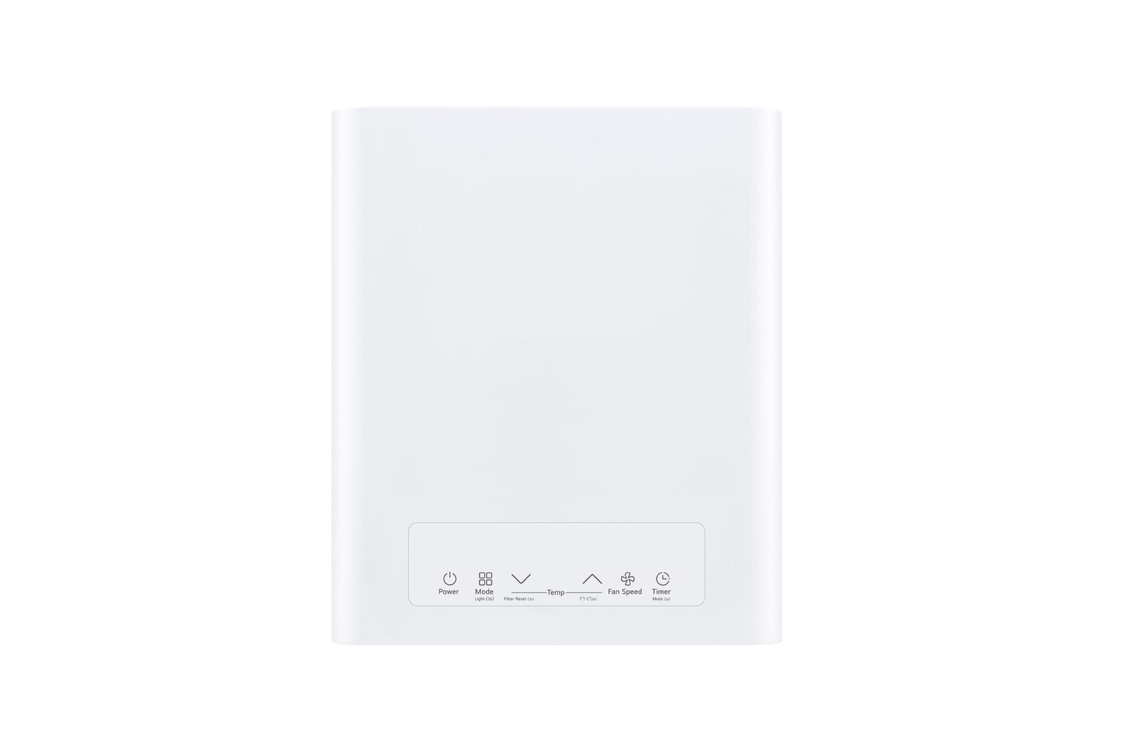 Detailansicht der tragbaren Klimaanlage LG 9.000 BTU P9NC09PSAB1