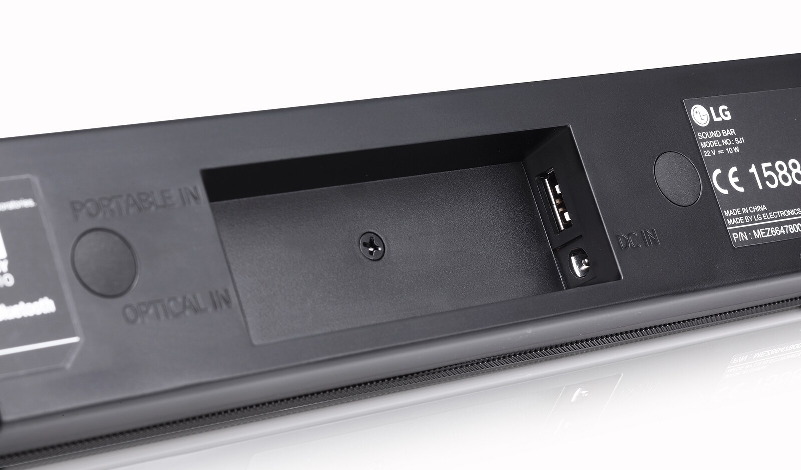 LG Soundbar mit 40 Watt und 2.0 Kanal-Tonsystem, SJ1