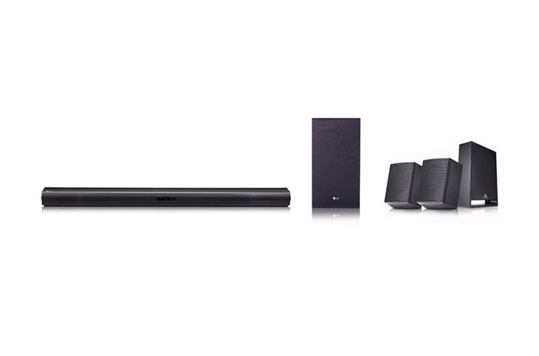 Vorderansicht von Soundbar mit 420 Watt und 4.1-Kanal-Tonsystem SJ4R